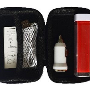 KIT DE CARGADOR BLANCO Y POWER BANK ROJO